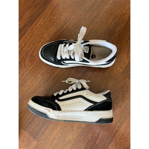 Vans Old Skool Style Black White Sneakers Women’s 7 Men’s 5.5 Low Top Skate Shoe - Picture 1 of 7